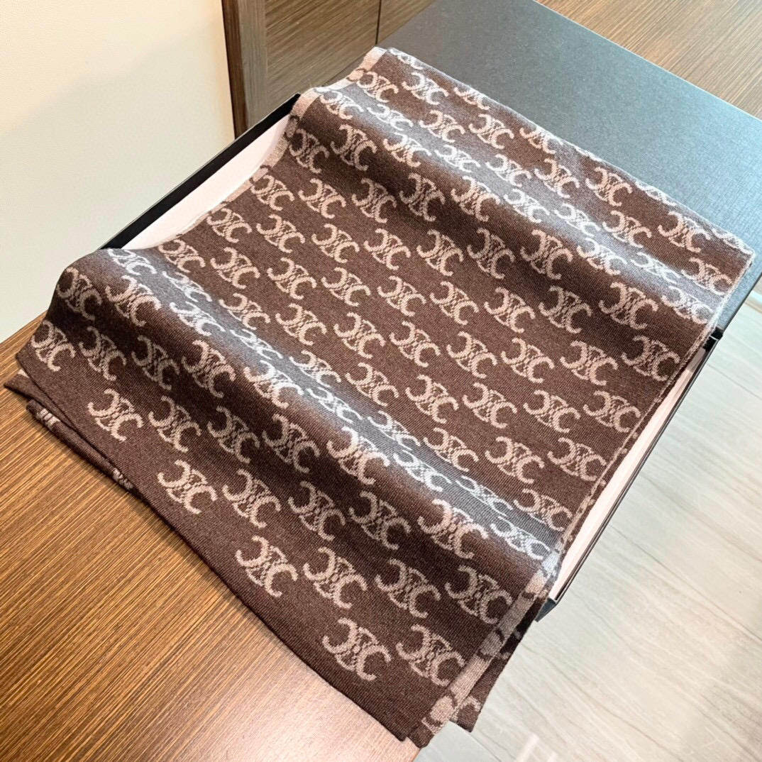 Stylish Celine Bouquet Knitted Scarf: Advanced, Atmospheric, and Acceptable Design - 图片 3