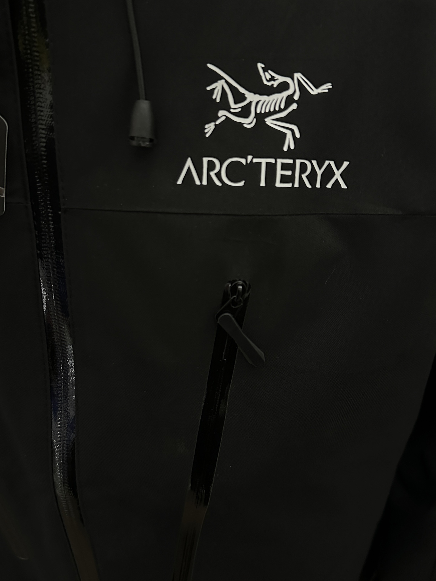 🛒购物价：173💰[原标包装吊牌.户外必备单品新款发售]曜石黑 Arcteryx 始祖鸟 GORE-TEX 防风防水软壳拼接户外冲锋衣 采用GORE-TEX软壳面料，设计胸前拉链立体口袋，深层防风，防水，透气！里料网孔透气柔软舒适，各种细节也是很完美，高质量的体现！这款冲锋衣融合了户外风格与城市时尚，让你无论身处何地都能散发出不拘一格的魅力。走在城市街头，你也能成为焦点休闲运动连帽拉链冲锋衣
尺码S-4XL