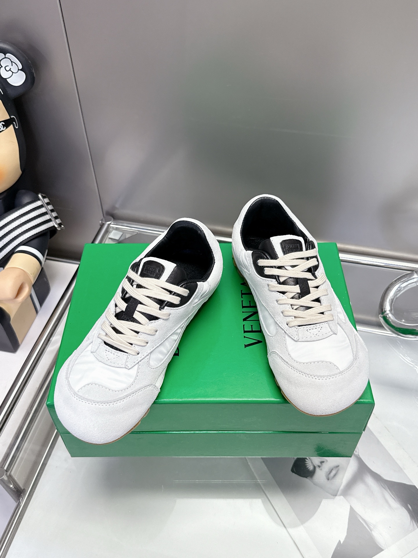Bottega Veneta ｜ BV Bottega Veneta 25ss nuevos zapatos Forrest Gump Zapatillas Dexun Zapatillas con tecnología de nailo…
