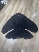 456310 Abbigliamento da donna di alta qualità con sacchetto per la polvere Z Home ⬆️🆕Nuovo stile💗, colletto rialzato, bottone centrale davanti, maniche a foglia di loto, abito con maniche a lanterna Smlxl 1 456310 Abbigliamento da donna di alta qualità con sacchetto per la polvere Z Home ⬆️🆕Nuovo stile💗, colletto rialzato, bottone centrale davanti, maniche a foglia di loto, abito con maniche a lanterna Smlxl