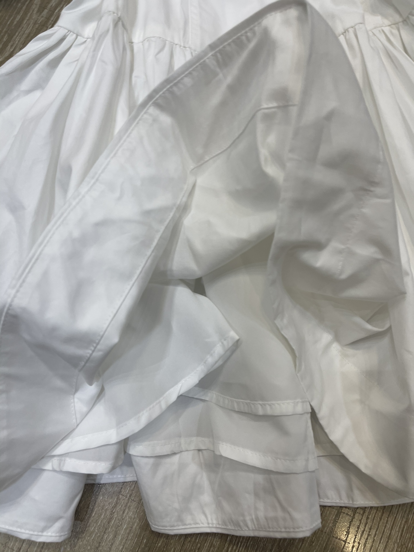 High Quality Women’s Clothes: Round-collar Wrinkled Bubble-sleeved Dress in Smlxl Sizes - 图片 5