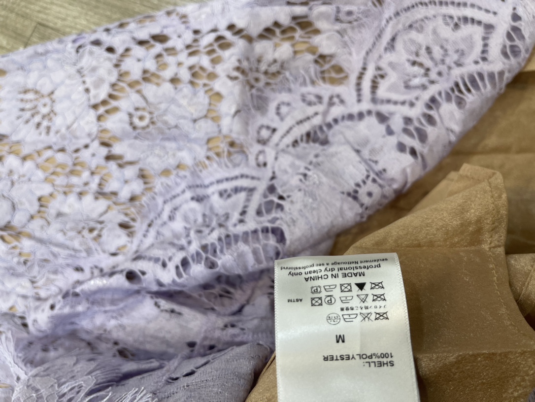 p636 High-end quality women’s dress with a new ps. ♪ Round-lace double-ported dress Smlxl ♪ - 图片 8