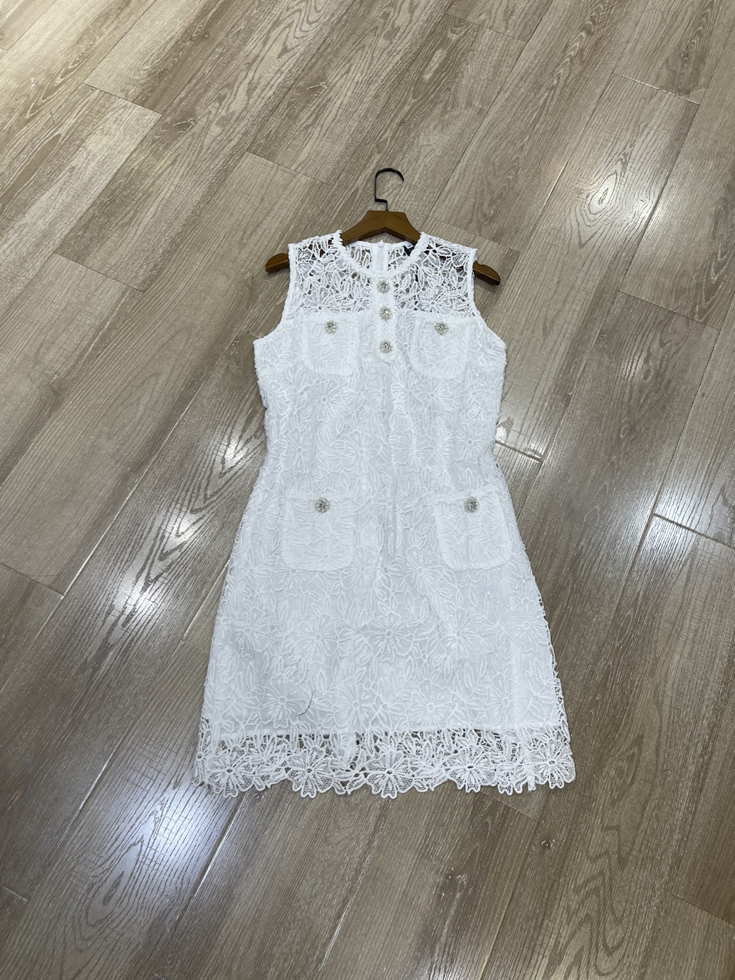 p576 High-end Quality Women ‘ s Clothes with Packing SP Zen Round-head-free lace dress Smlxl