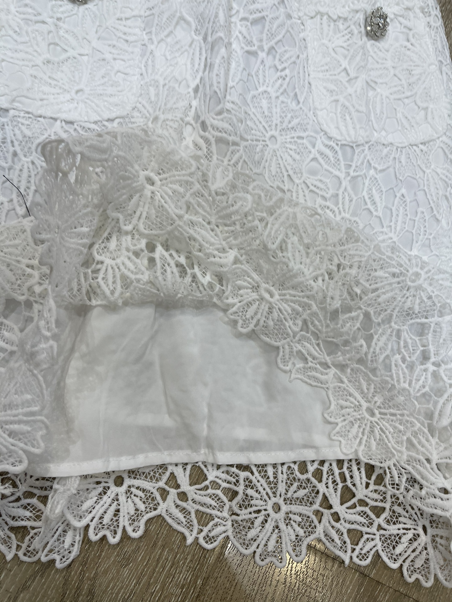 p576 High-end Quality Women ‘ s Clothes with Packing SP Zen Round-head-free lace dress Smlxl - 图片 5