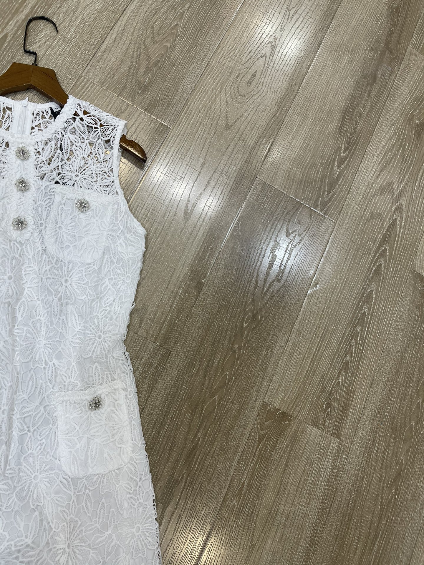 p576 High-end Quality Women ‘ s Clothes with Packing SP Zen Round-head-free lace dress Smlxl - 图片 4