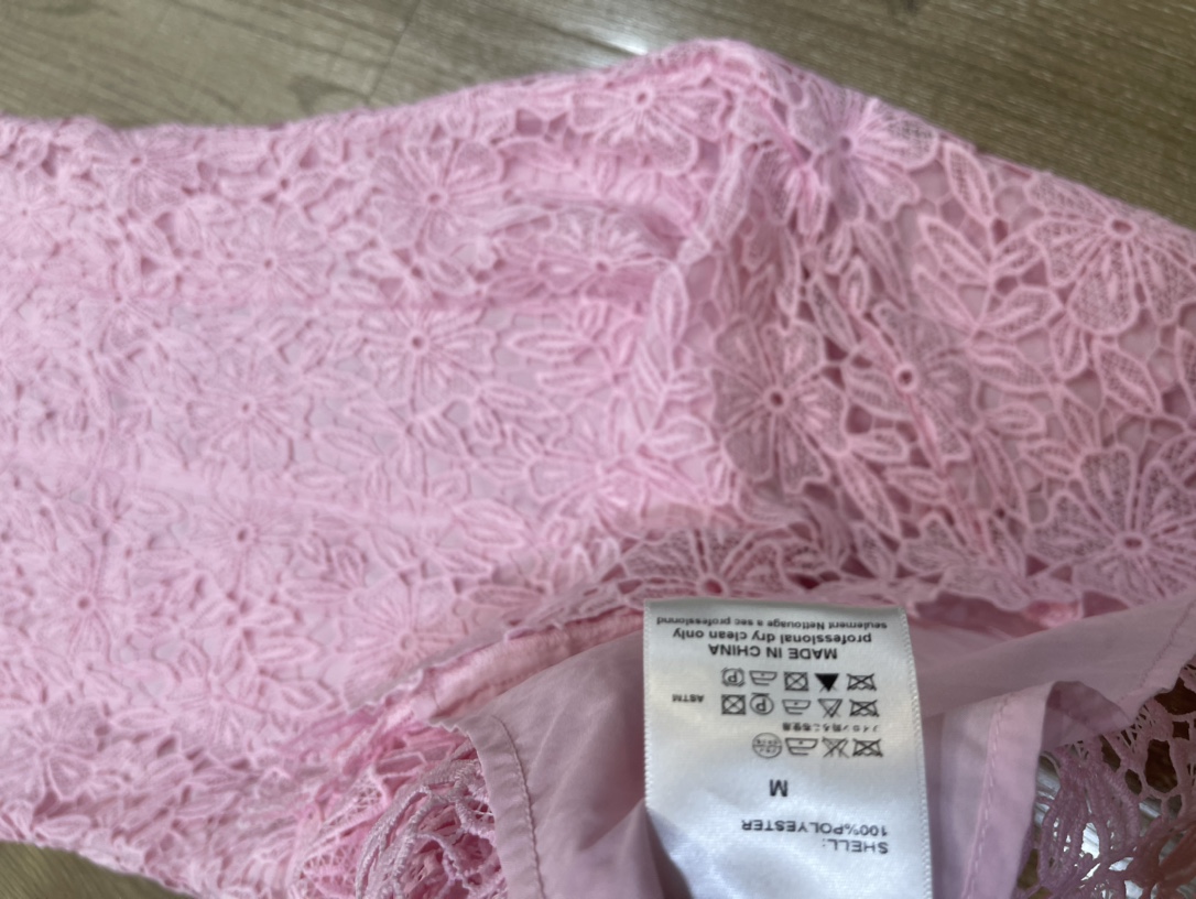 p576 High-end Quality Women ‘ s Clothes with Packing SP Zen Round-head-free lace dress Smlxl - 图片 8