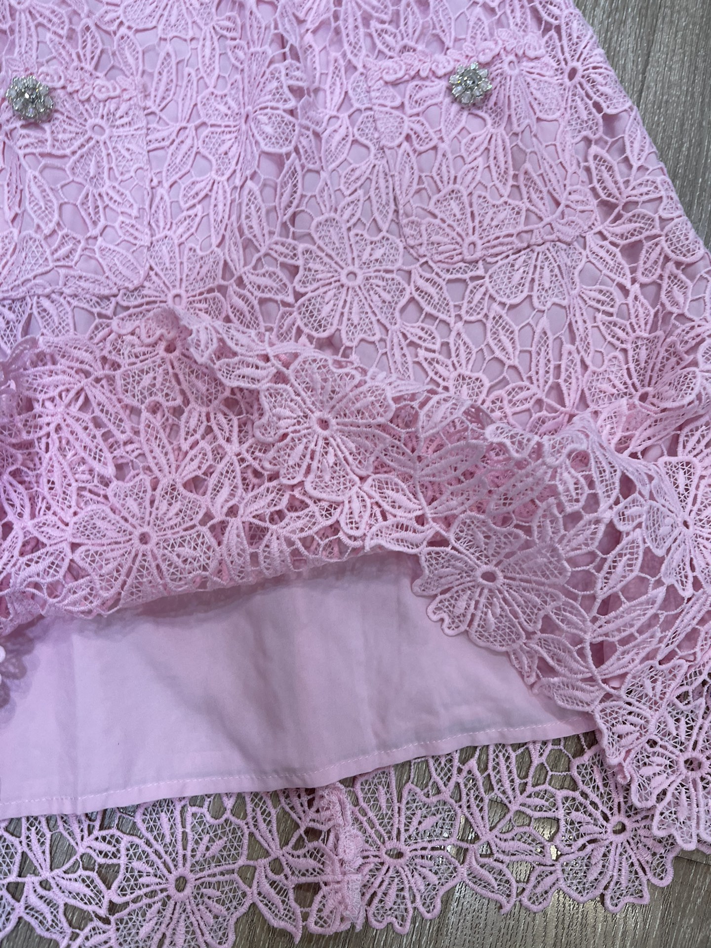 p576 High-end Quality Women ‘ s Clothes with Packing SP Zen Round-head-free lace dress Smlxl - 图片 5