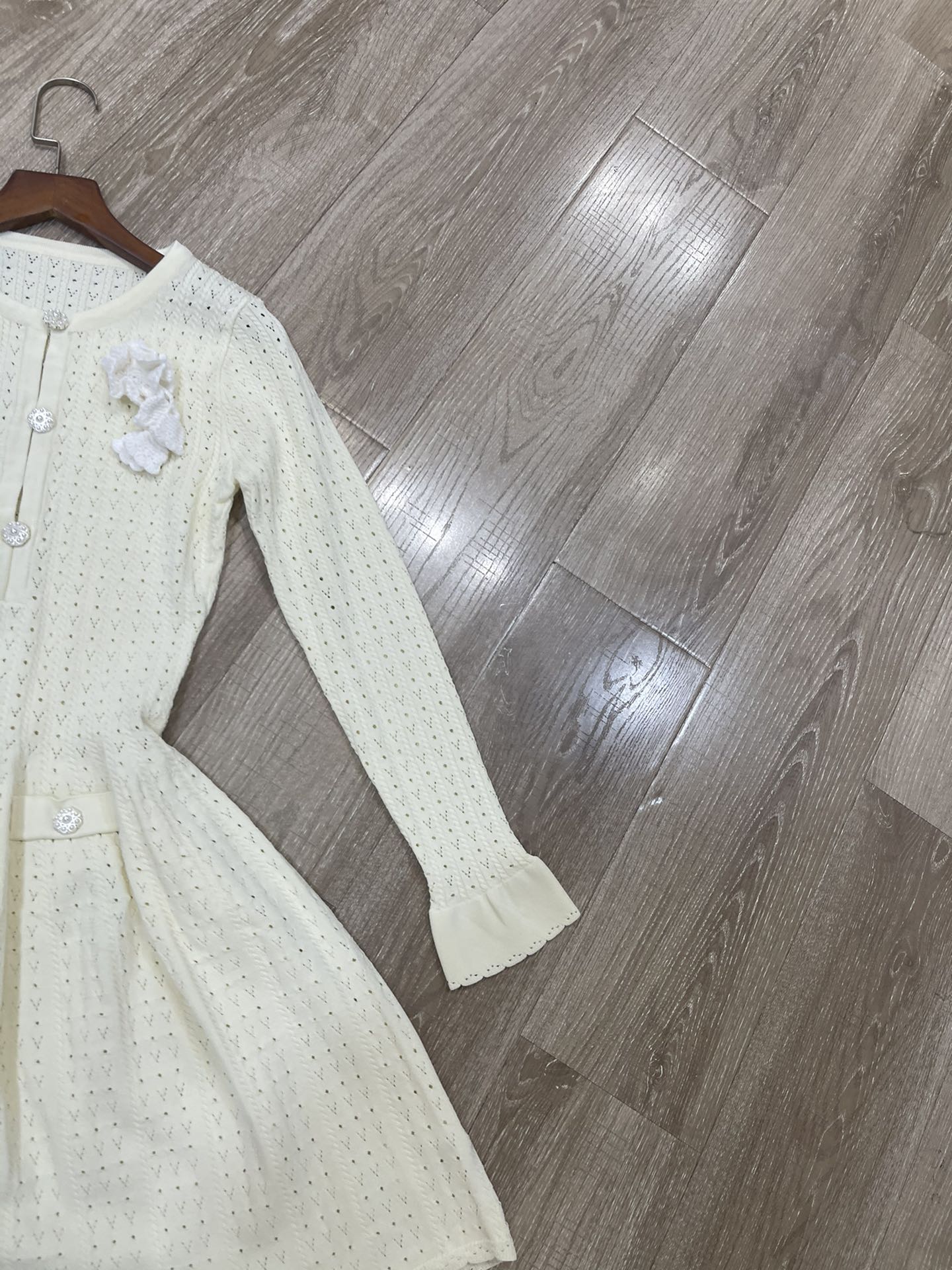 “2025 New Blue Air-Knitted Women’s Clothes with Self-Portrait Packaging” - 图片 4