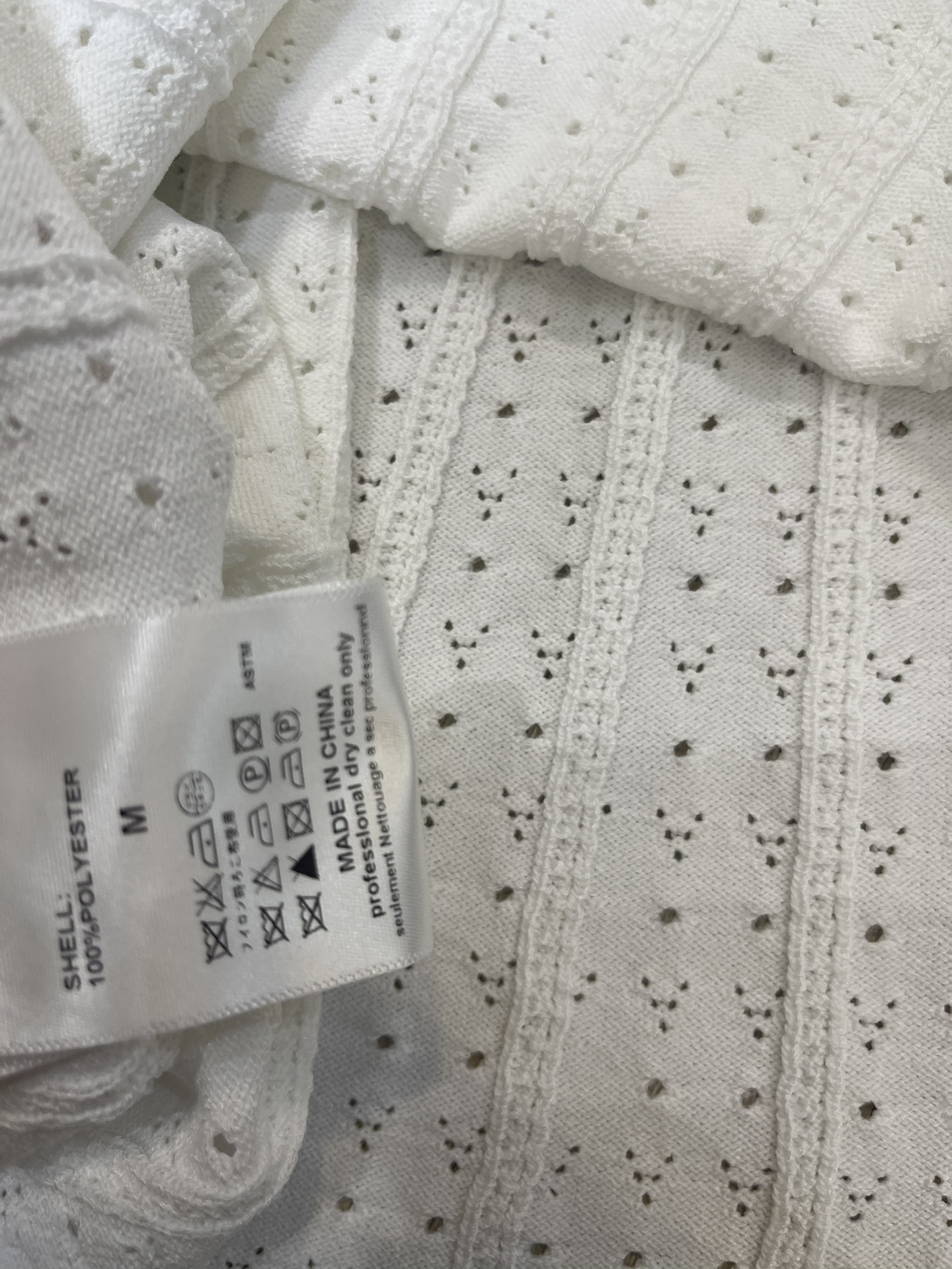 Title: P816 Self-Portrait 2025 Dress in Mist Blue Knitted Knits Summary: High-end women’s dress with V-neck, two knitted layers, and small size. - 图片 8