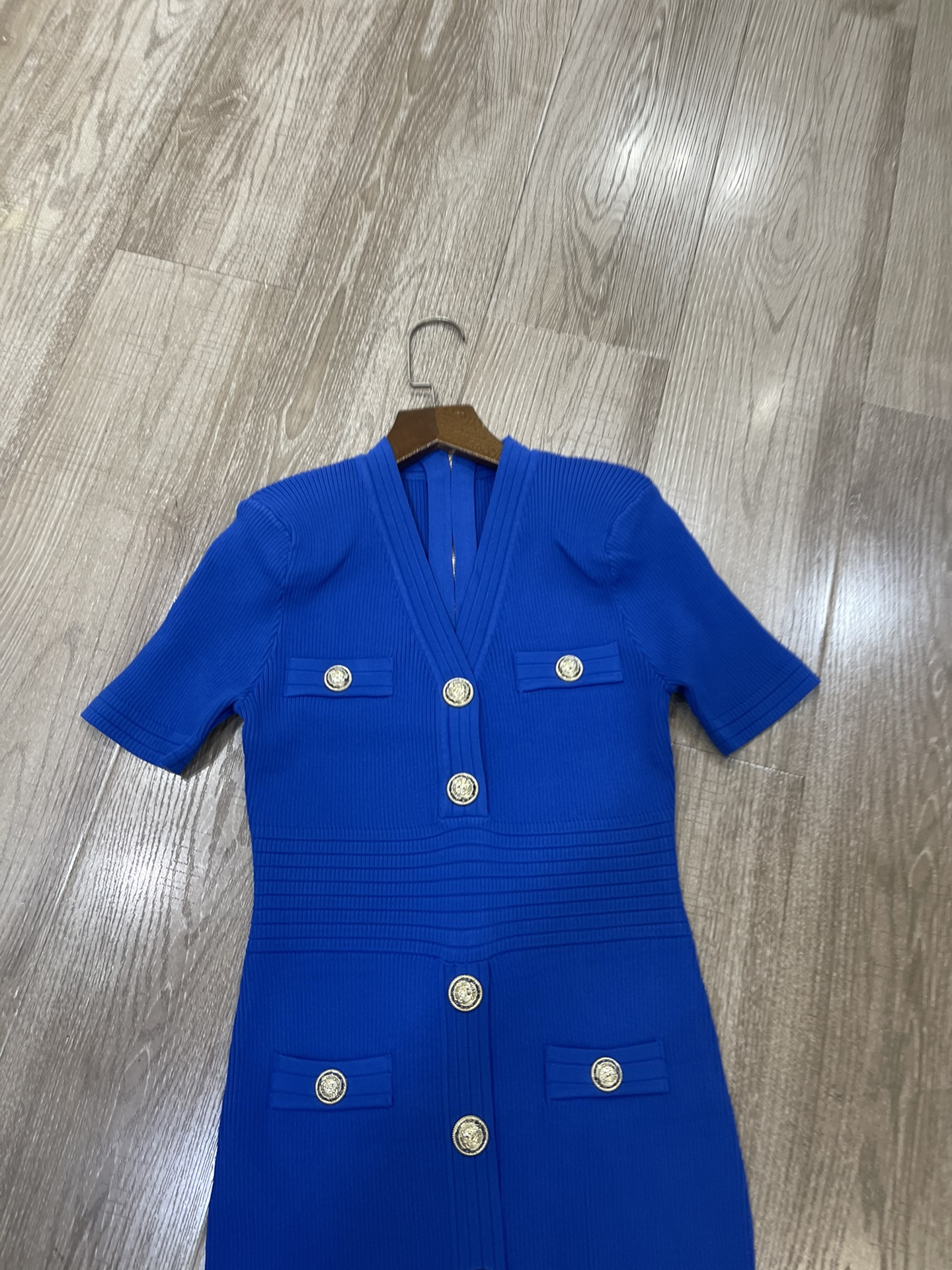 P576 High Quality Women’s Clothes with Packing B’s New Snack V-button dress suit, Sml - 图片 2