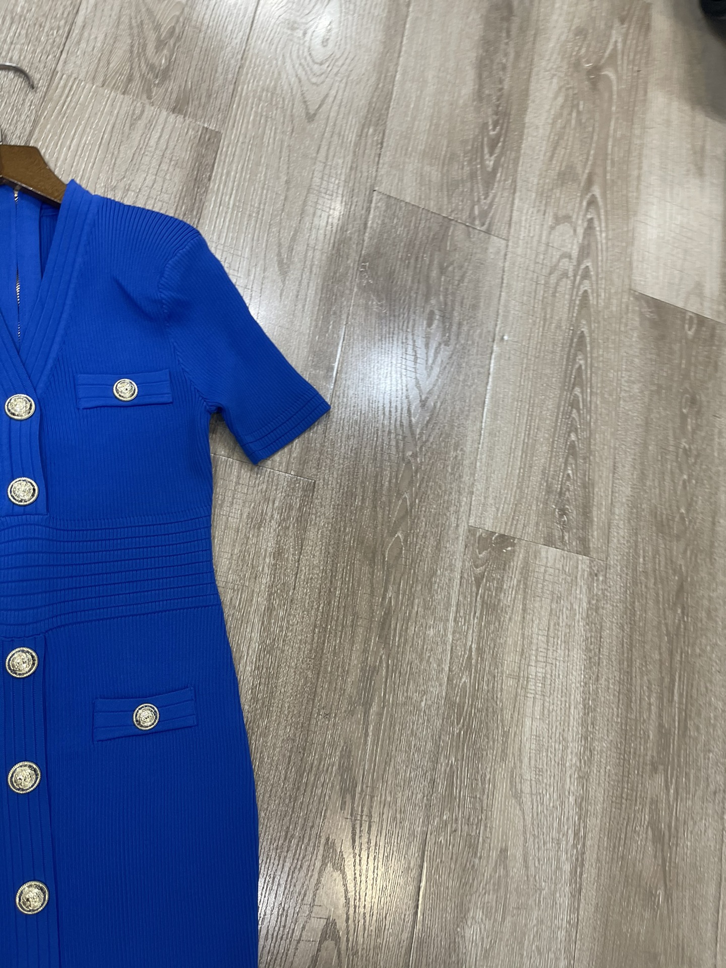 P576 High Quality Women’s Clothes with Packing B’s New Snack V-button dress suit, Sml - 图片 4