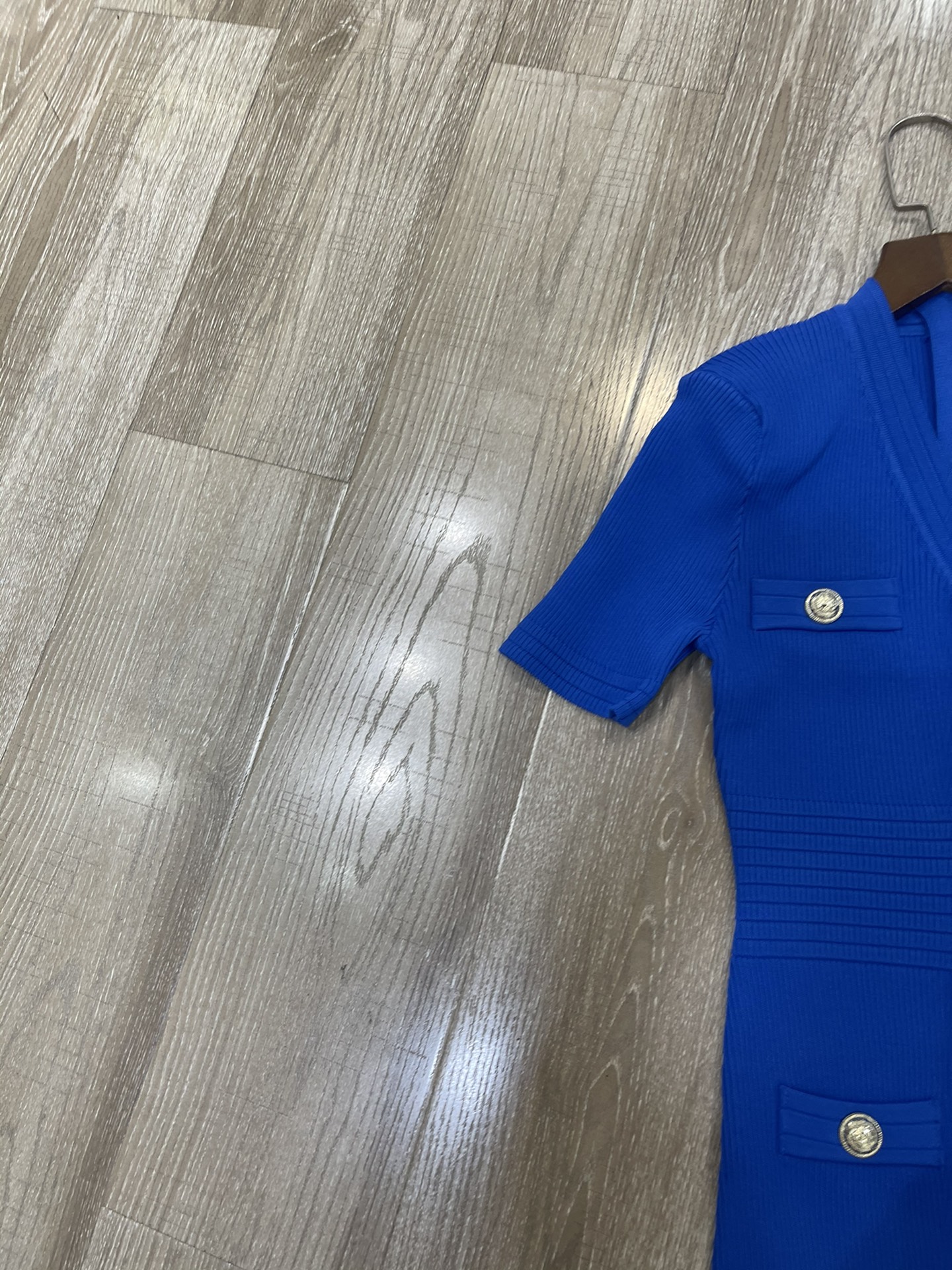 P576 High Quality Women’s Clothes with Packing B’s New Snack V-button dress suit, Sml - 图片 3