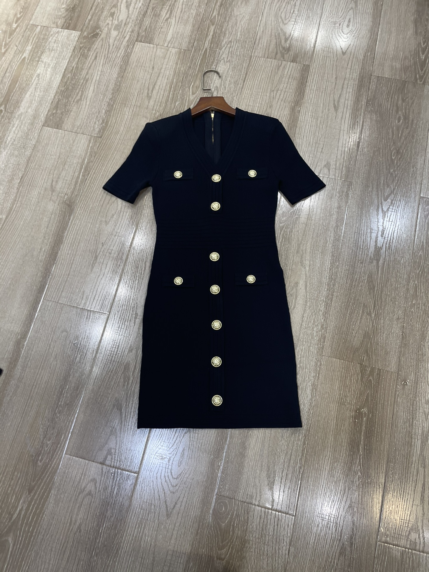 P576 High Quality Women’s Clothes with Packing B’s New Snack V-button dress suit, Sml - 图片 1