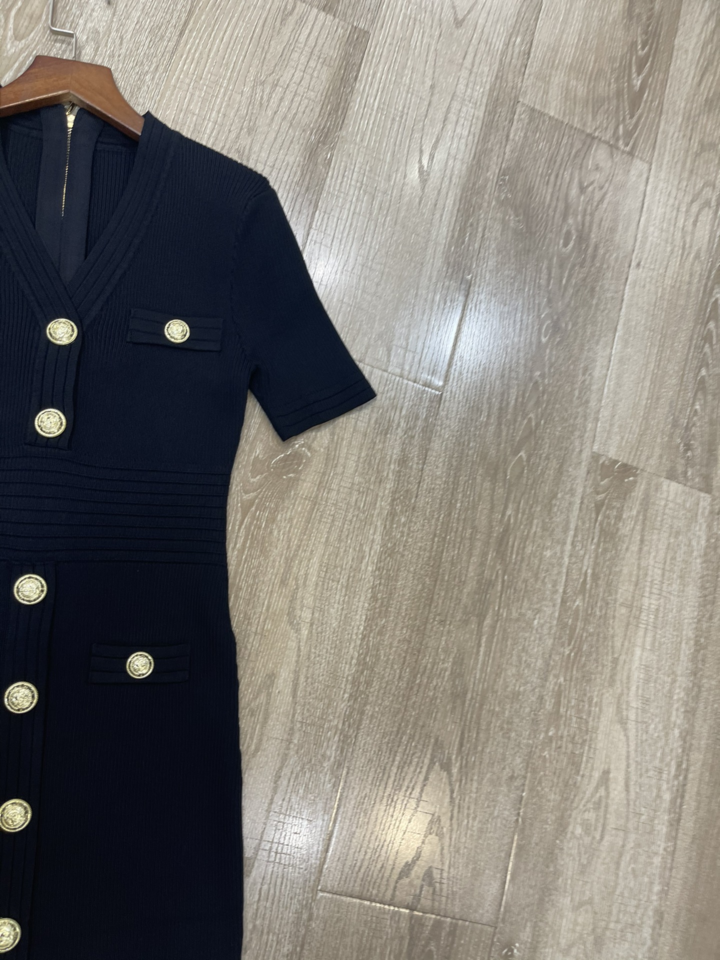 P576 High Quality Women’s Clothes with Packing B’s New Snack V-button dress suit, Sml - 图片 4