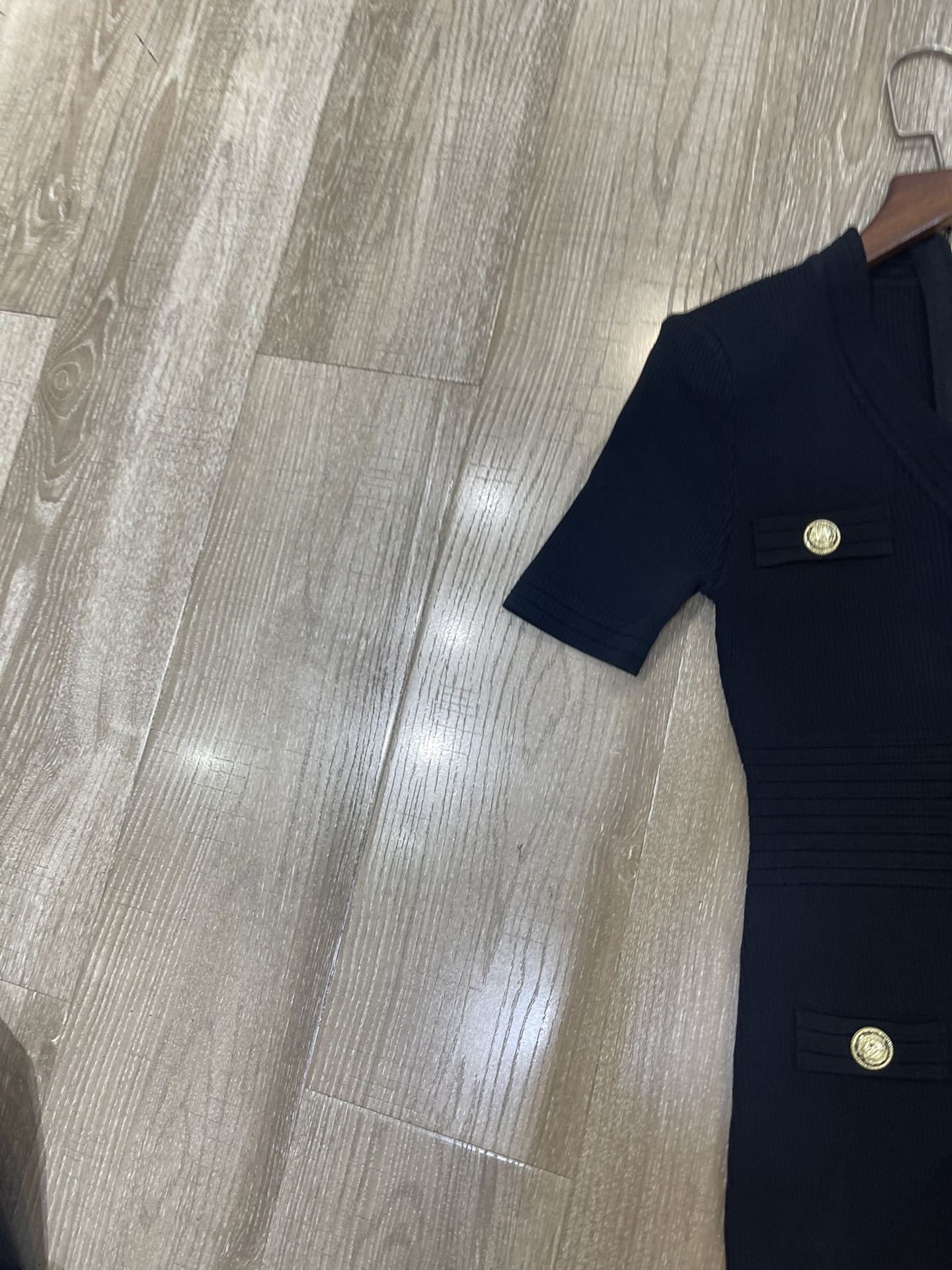 P576 High Quality Women’s Clothes with Packing B’s New Snack V-button dress suit, Sml - 图片 3