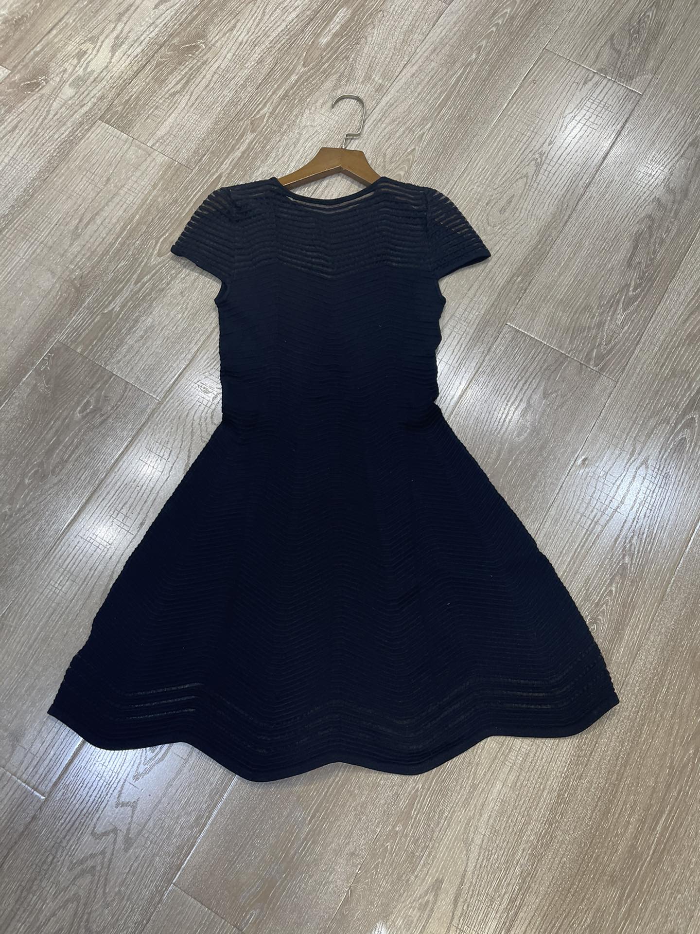p636 High-end quality dress for women with short-slattered YSL black skirts and sml - 图片 7