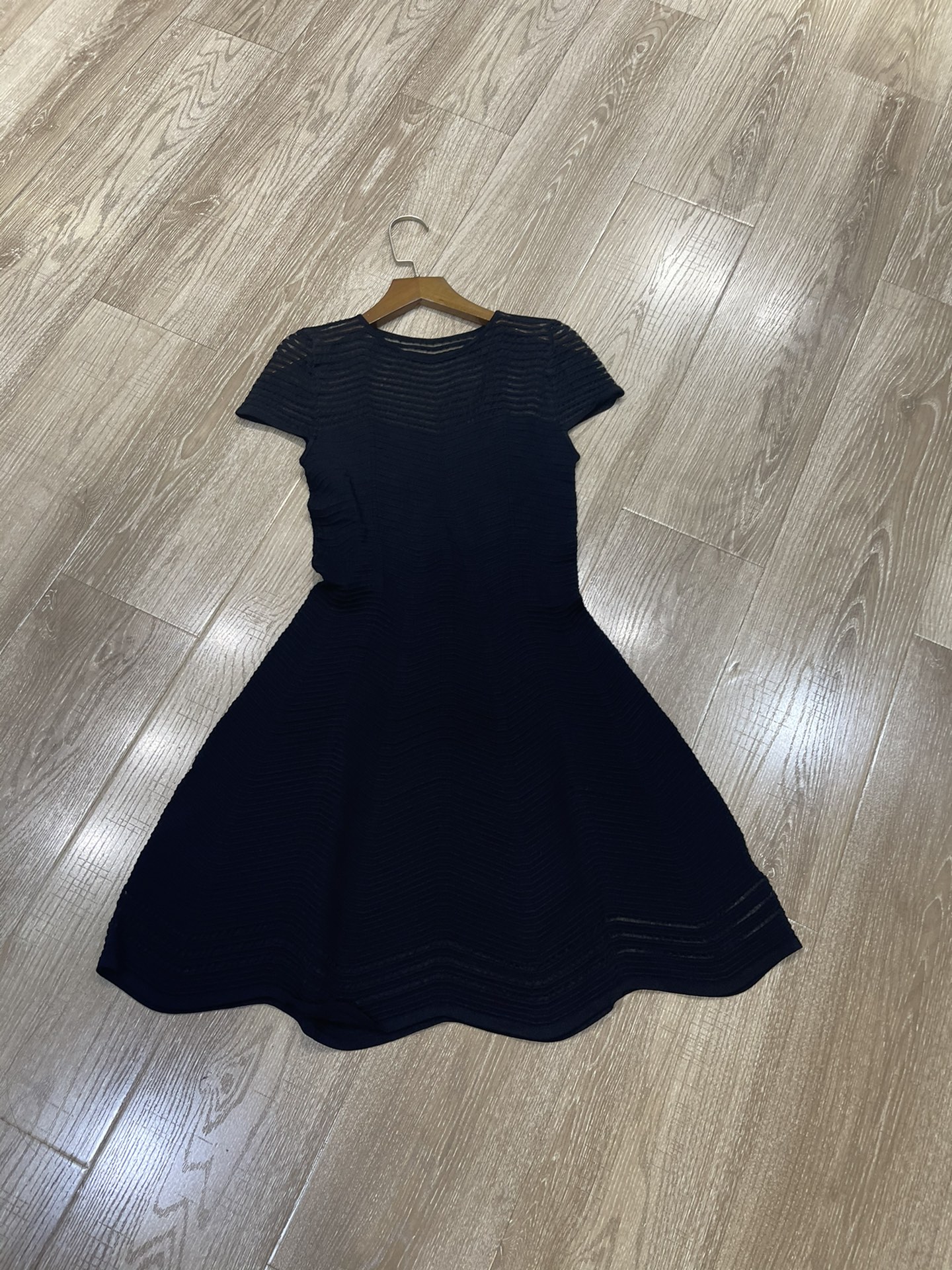p636 High-end quality dress for women with short-slattered YSL black skirts and sml - 图片 2