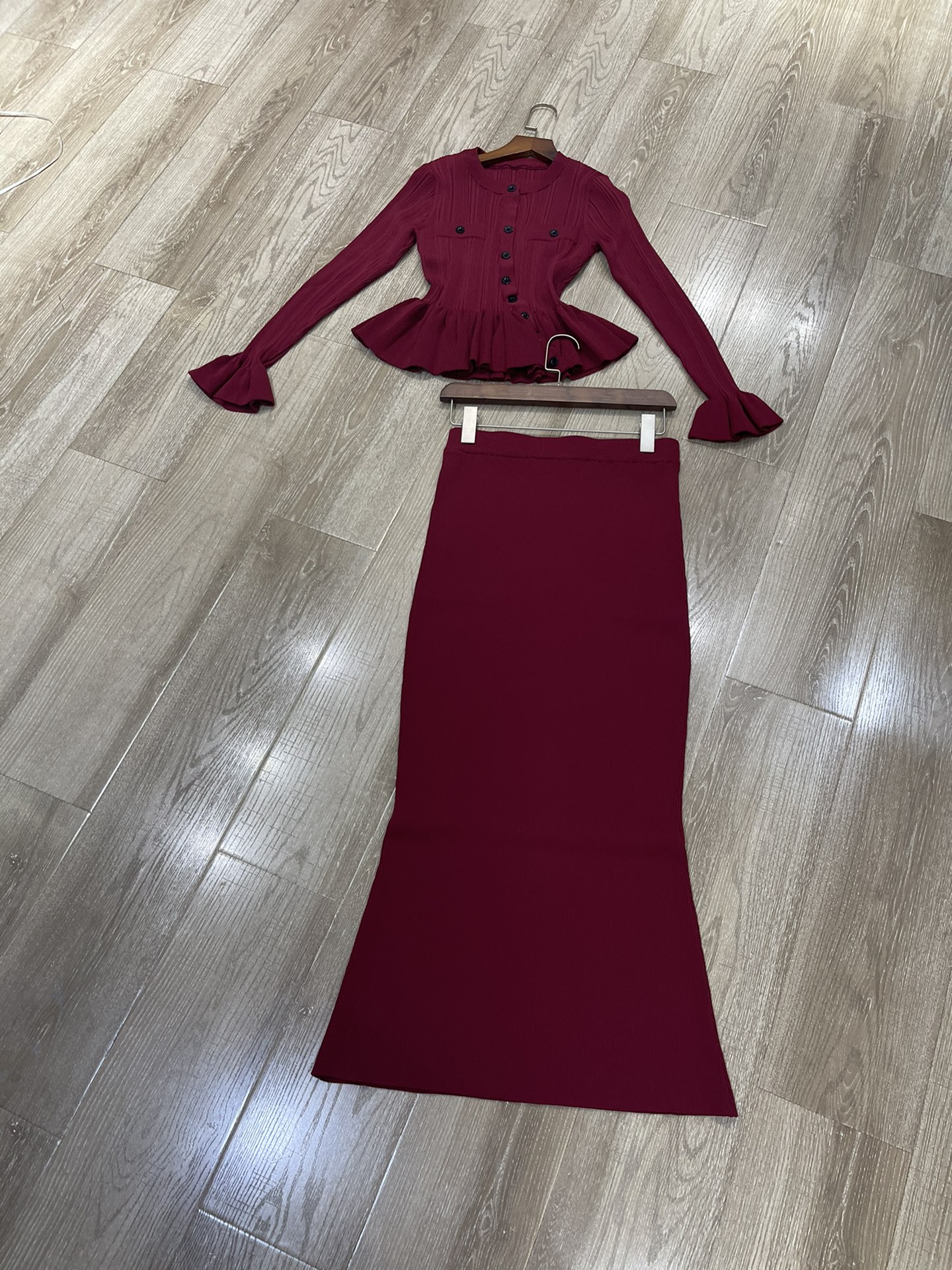 p780 High-end quality female dress packaged with Sandro 2025 winter new S-Golden P-Girl dress, sml - 图片 1