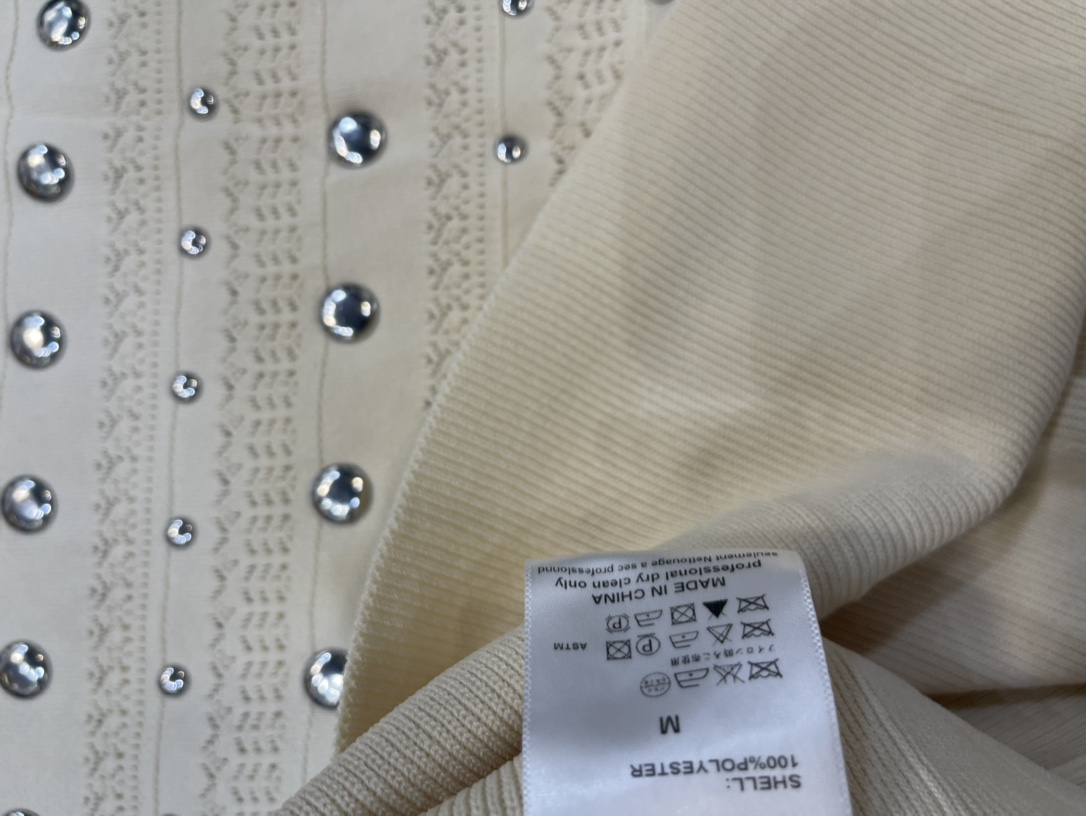 p708 High-end quality women’s dress packaged with Sandro’s new cuffless nails for 2025, sml - 图片 8