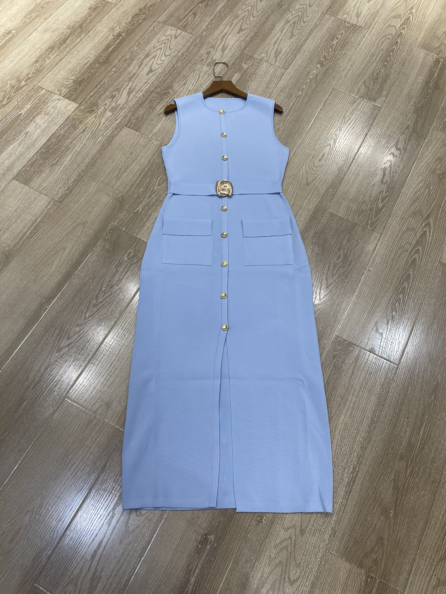 p660 High-end quality women’s dress, new Sandro package, female dress, Euro-American belts, flute-free - 图片 1