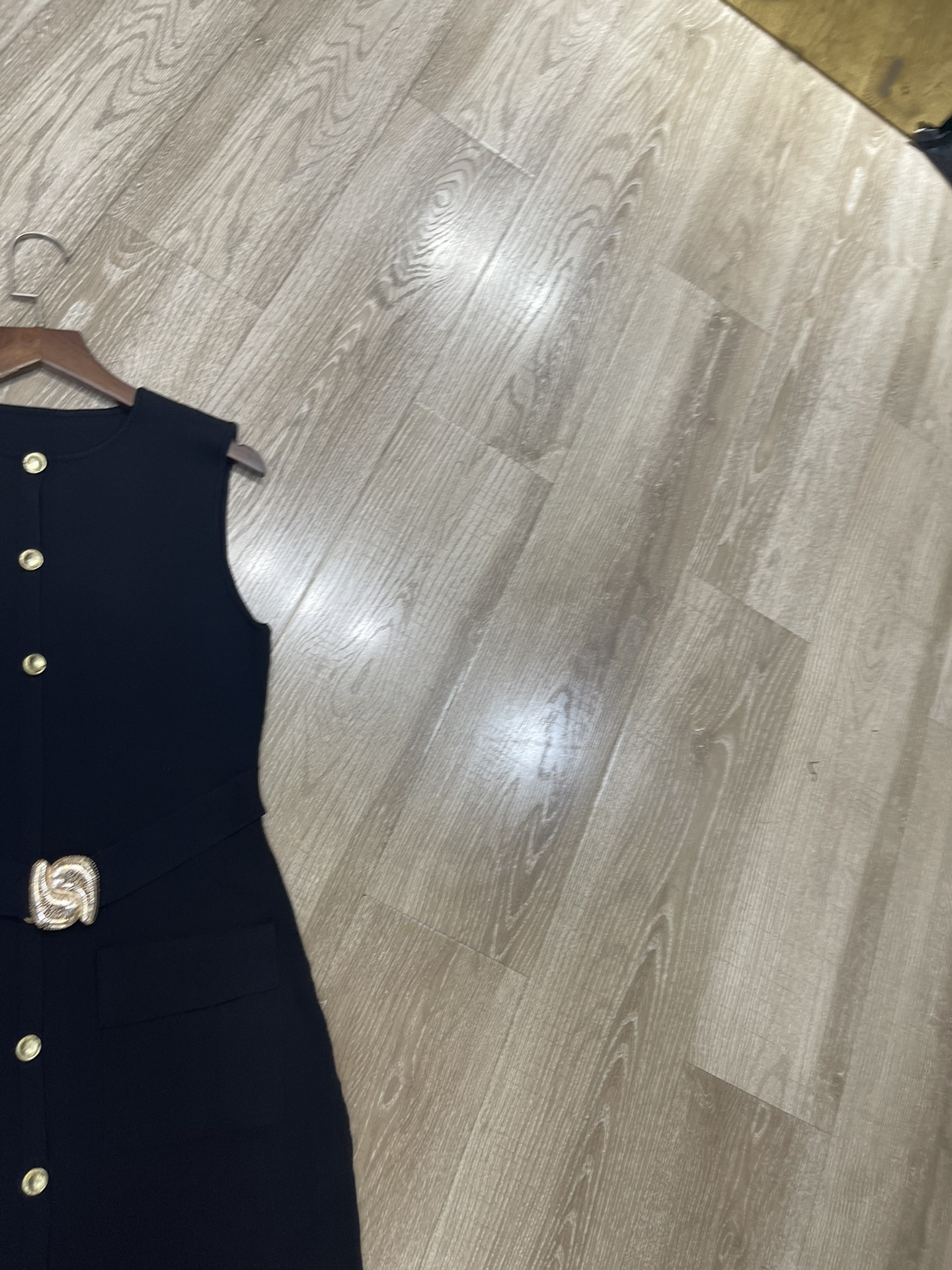 p660 High-end quality women’s dress, new Sandro package, female dress, Euro-American belts, flute-free - 图片 4