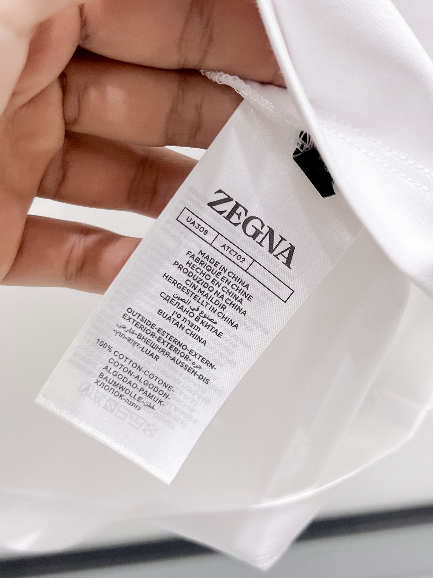  杰尼亚 顶级品质 2025款新品短袖！精选100支双面丝光棉面料，手感柔软。顶级进口私货，时尚设计潮流