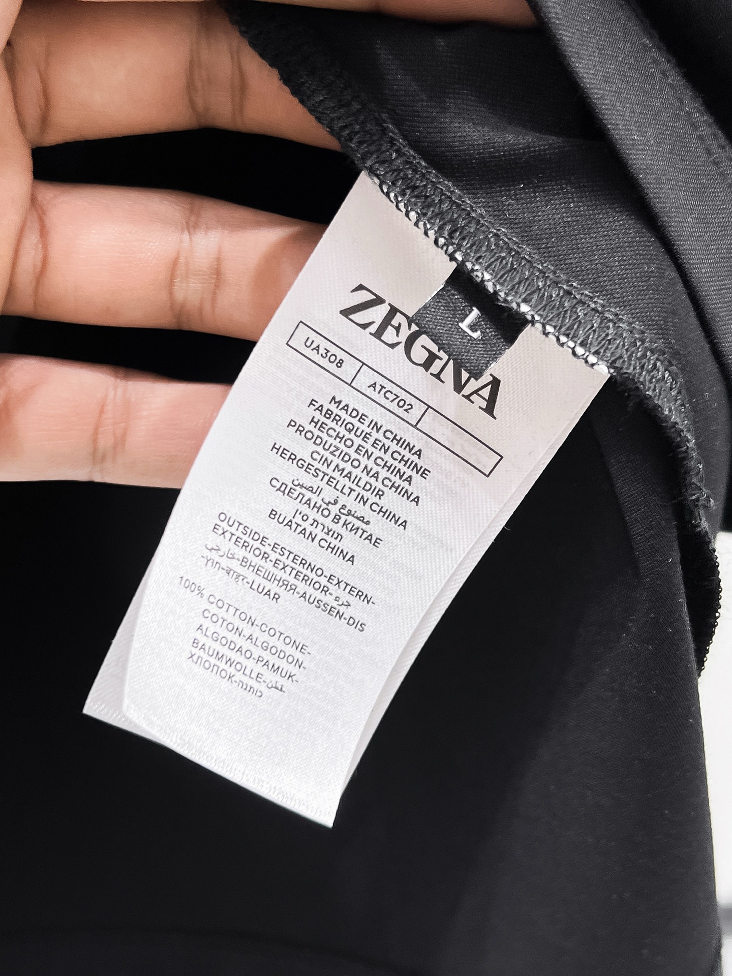  杰尼亚 顶级品质 2025款新品短袖！精选100支双面丝光棉面料，手感柔软。顶级进口私货，时尚设计潮流