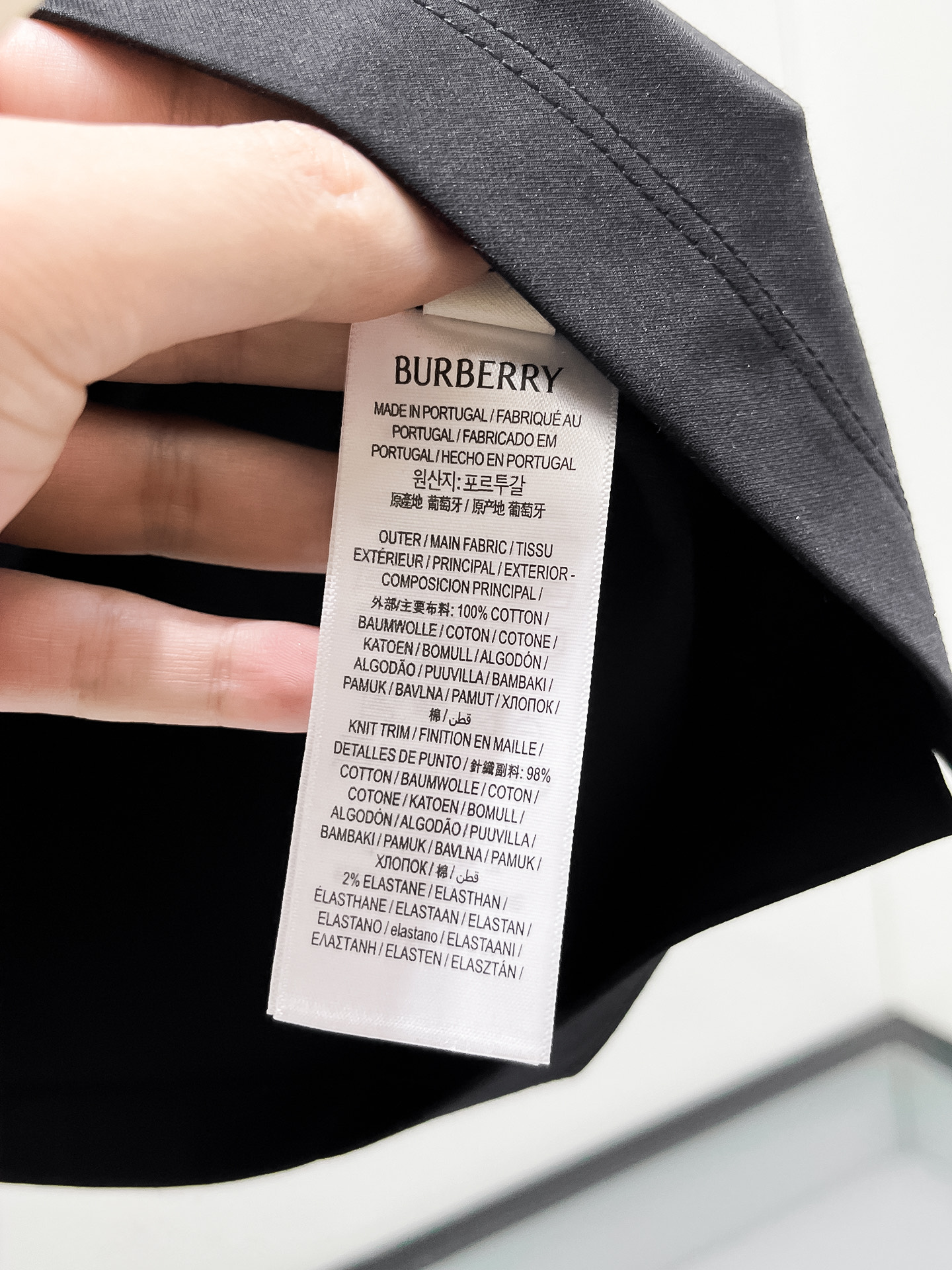  巴宝莉 2025春夏新款首发专柜最新款圆领短袖 高端订制 设计前卫时尚！品牌logo重工艺设计 高端定