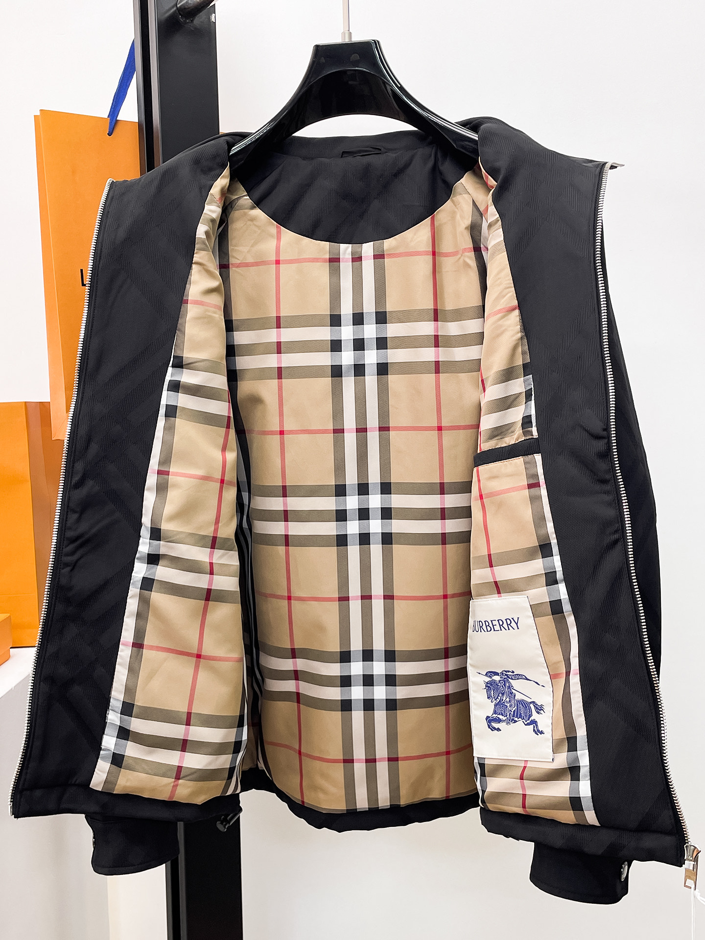 Burberry Men's Stand Collar Hooded Outdoor Jacket - Waterproof & Windproof 11 i1755756799537 6598 0 9