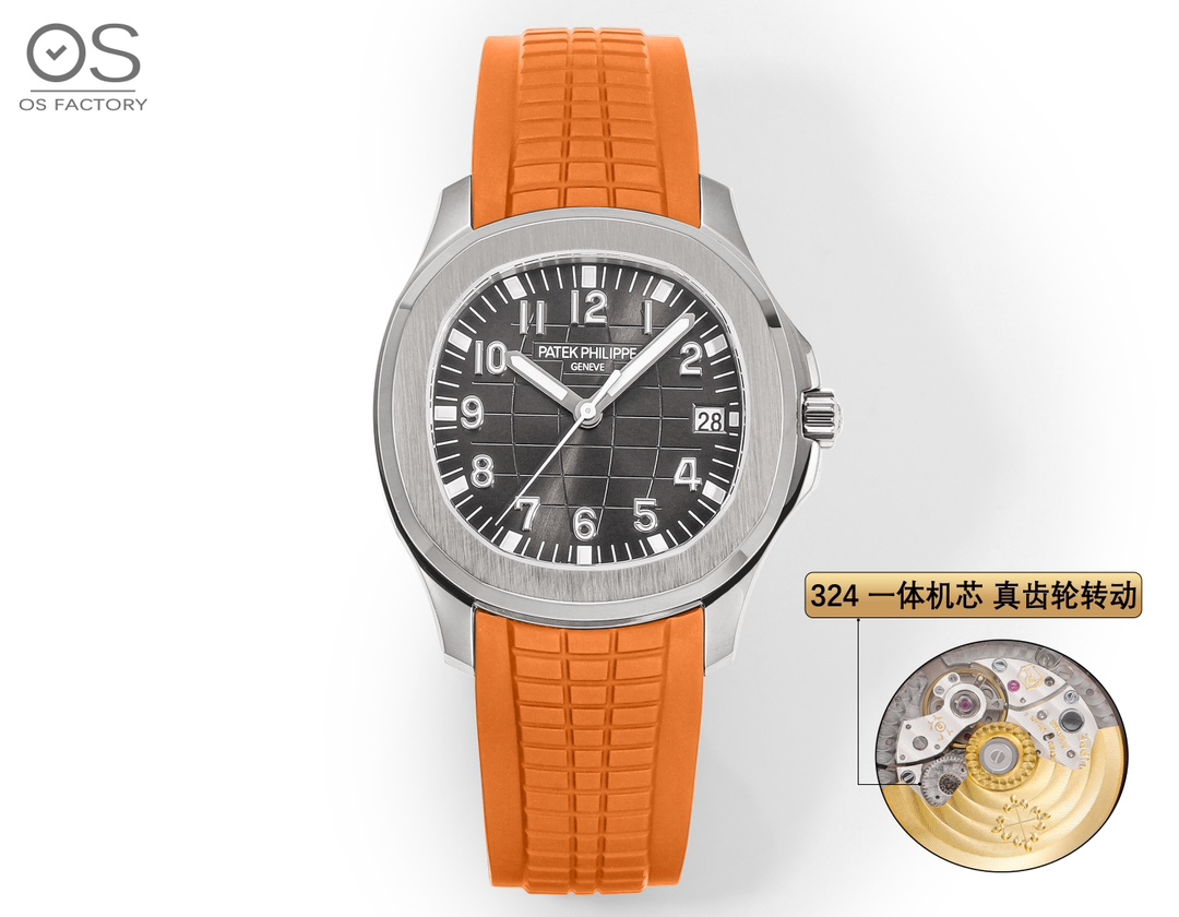 פטק פיליפ Patek Philippe Aquanaut שעונים שחור סגול לבן מקריב גברים קפוא גומא חומר פלדה אופנה מכנסיים מתוקים.