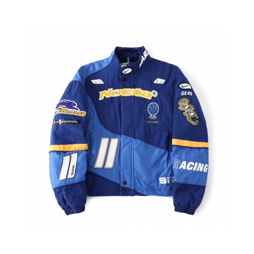 Nike x NOCTA L'ART SS24 Racing Jacket - Blue, Comfortable & Stylish 1 Nike x NOCTA L'ART SS24 Racing Jacket - Blue, Comfortable & Stylish