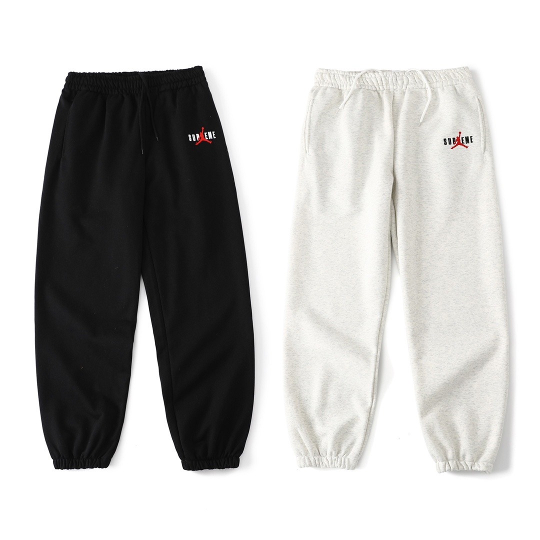 Supreme x Jordan FW24 Joint Funds Collection: Velvet Suit/Pants in Black, Various Sizes. - 图片 1