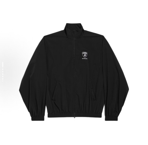 Balenciaga x Lamborghini Black Windbreaker Jacket Loose Fit Size 46-50 1 Balenciaga x Lamborghini Black Windbreaker Jacket Loose Fit Size 46-50