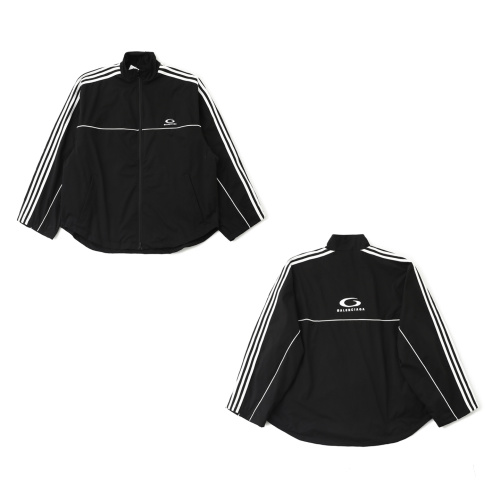 Balenciaga 25FW Tracksuit Five-Bar Circular Embroidery Jacket Loose Fit 1 Balenciaga 25FW Tracksuit Five-Bar Circular Embroidery Jacket Loose Fit