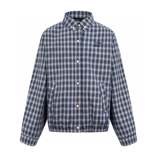 Miu Miu Plaid Long Sleeve Button-Down Shirt Jacket - Unisex Design 1 Miu Miu Plaid Long Sleeve Button-Down Shirt Jacket - Unisex Design