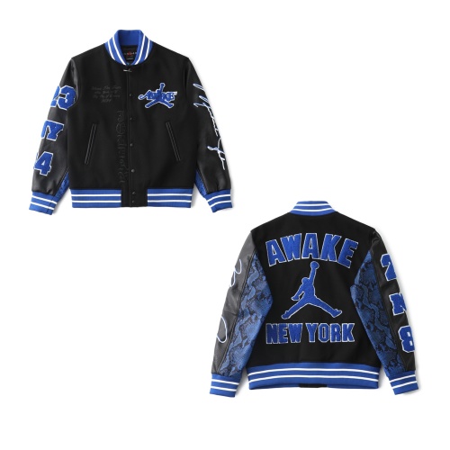 Air Jordan x Awake NY FW24 Varsity Jacket - Limited Edition, Unisex Style 1 Air Jordan x Awake NY FW24 Varsity Jacket - Limited Edition, Unisex Style