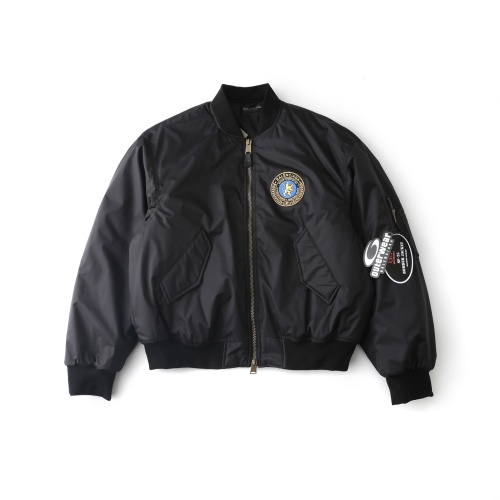 Balenciaga Manchester United Lion Crest Black Bomber Jacket 1 Balenciaga Manchester United Lion Crest Black Bomber Jacket