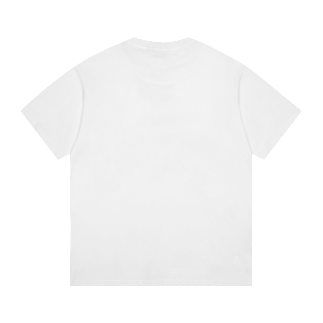 高品质GU古驰龙年系列-字母logo圆领短袖T恤采用水印印花技术面料的质地柔软手感舒适穿着舒适度高由于其