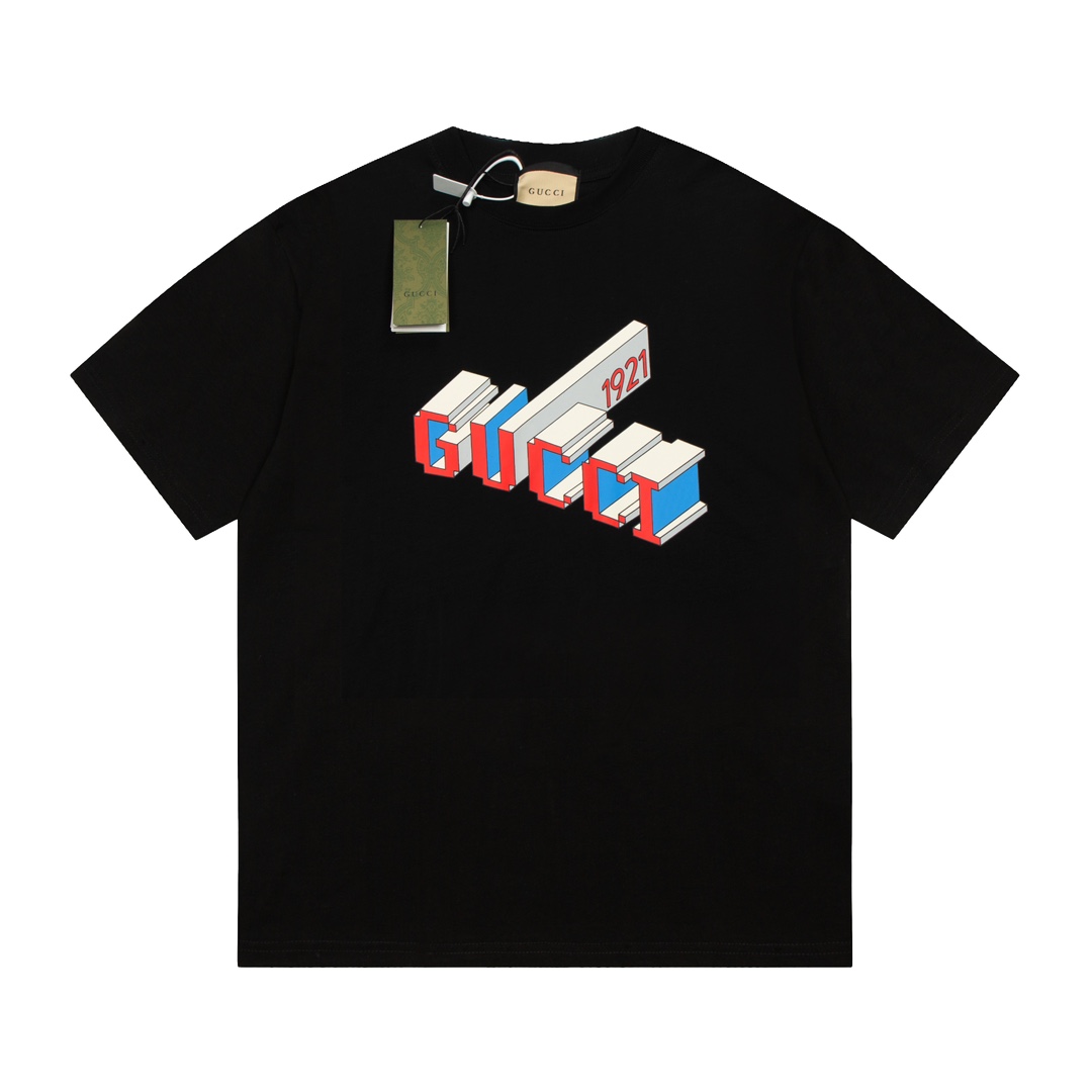 Gucci Kleding T-Shirt Afdrukken Unisex Katoen