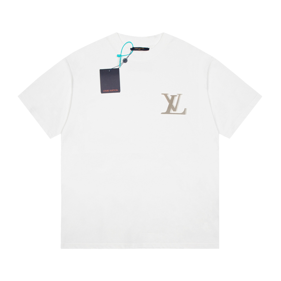 Louis Vuitton Clothing T-Shirt Unisex Cotton Fashion Short Sleeve