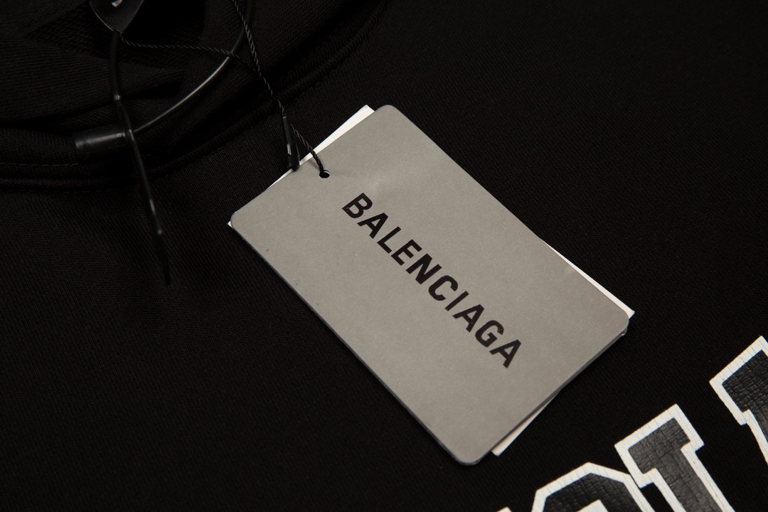 Balenciaga/巴黎世家 boxing系列 破裂印花字母连帽卫衣