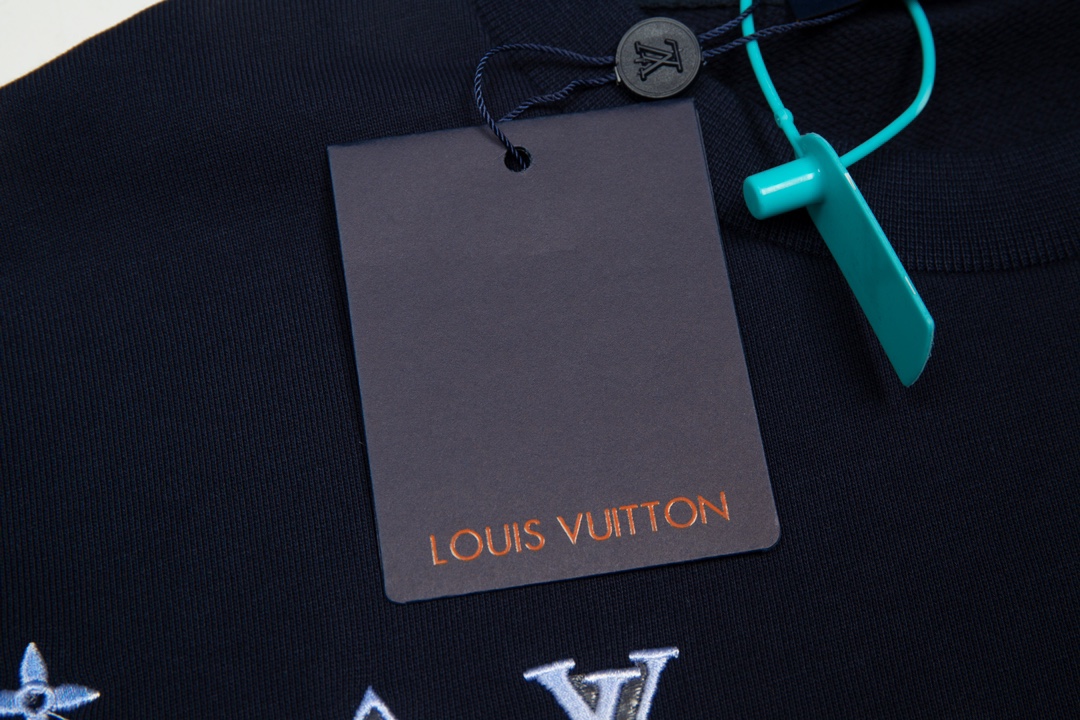 LOUIS VUITTON/路易威登 满绣老花渐变刺绣圆领卫衣