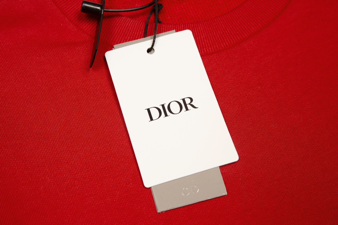 DIOR/迪奥 Lewis Hamilton系列 刺绣英文字母圆领卫衣