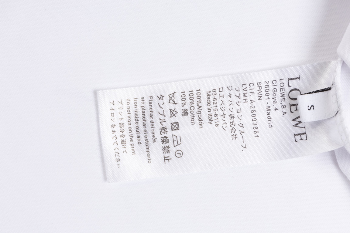 LOEWE 罗意威 新款系列 卡通图案短袖T恤