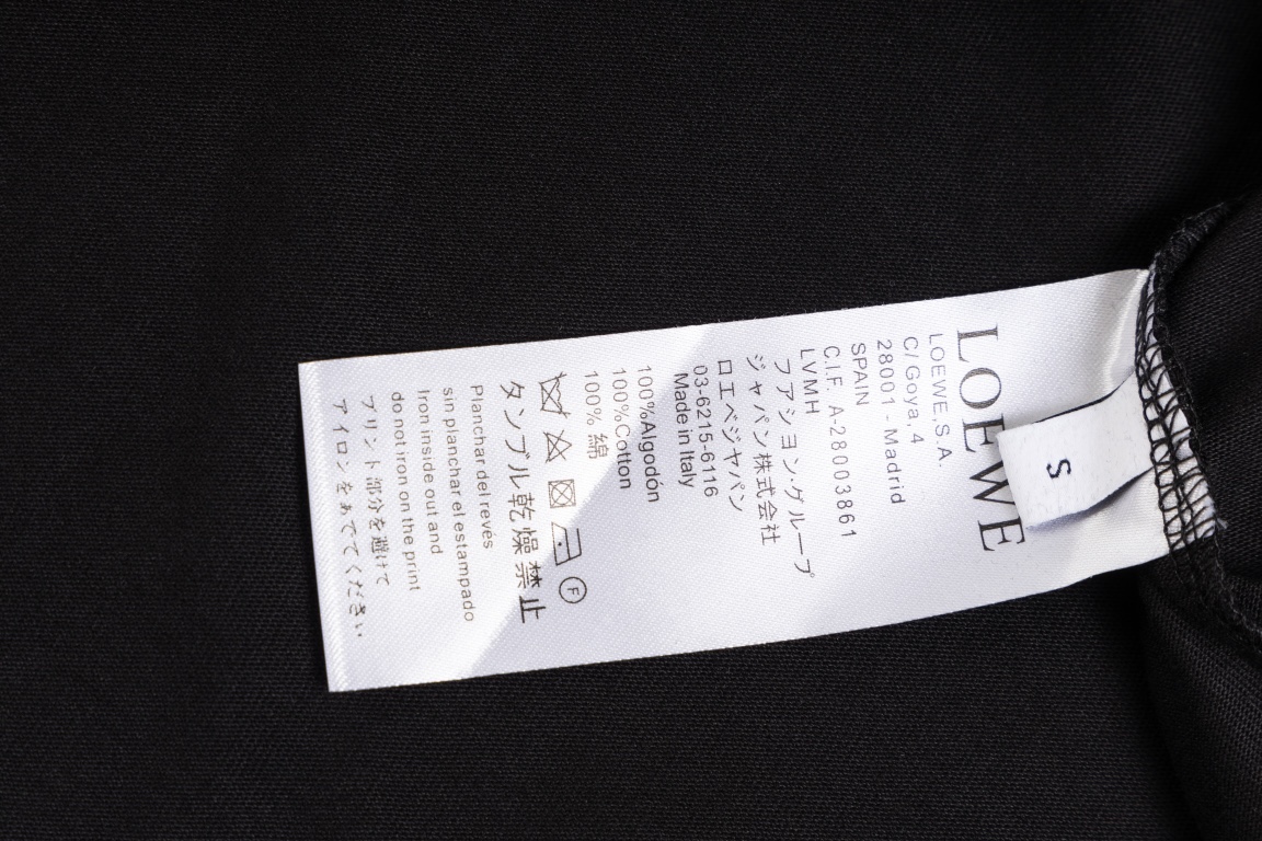顶级） LOEWE 罗意威 新款系列 月球短袖T恤 质棉质平纹针织圆领 T恤