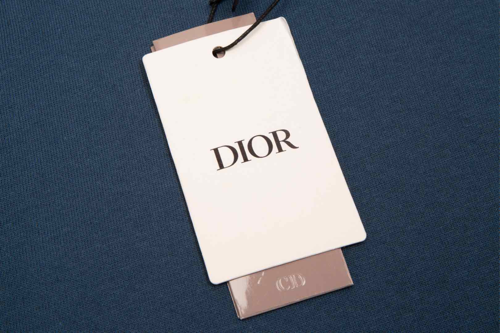 DIOR/迪奥 新款系列 logo立体刺绣短袖T恤