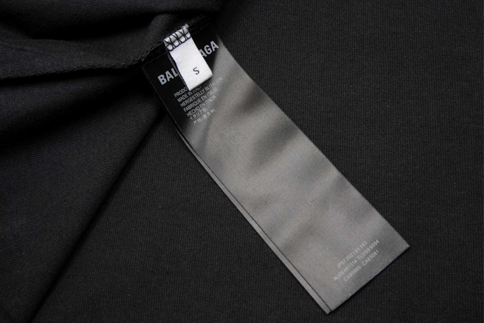 顶级） Balenciaga/巴黎世家 比特币圆领短袖T恤