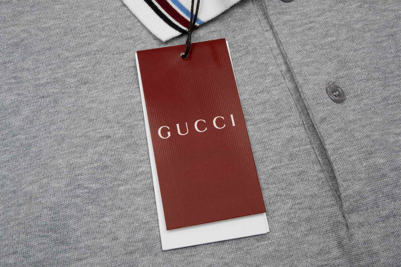Gucci 古驰 蛇年限定 胸前口袋刺绣POLO衫