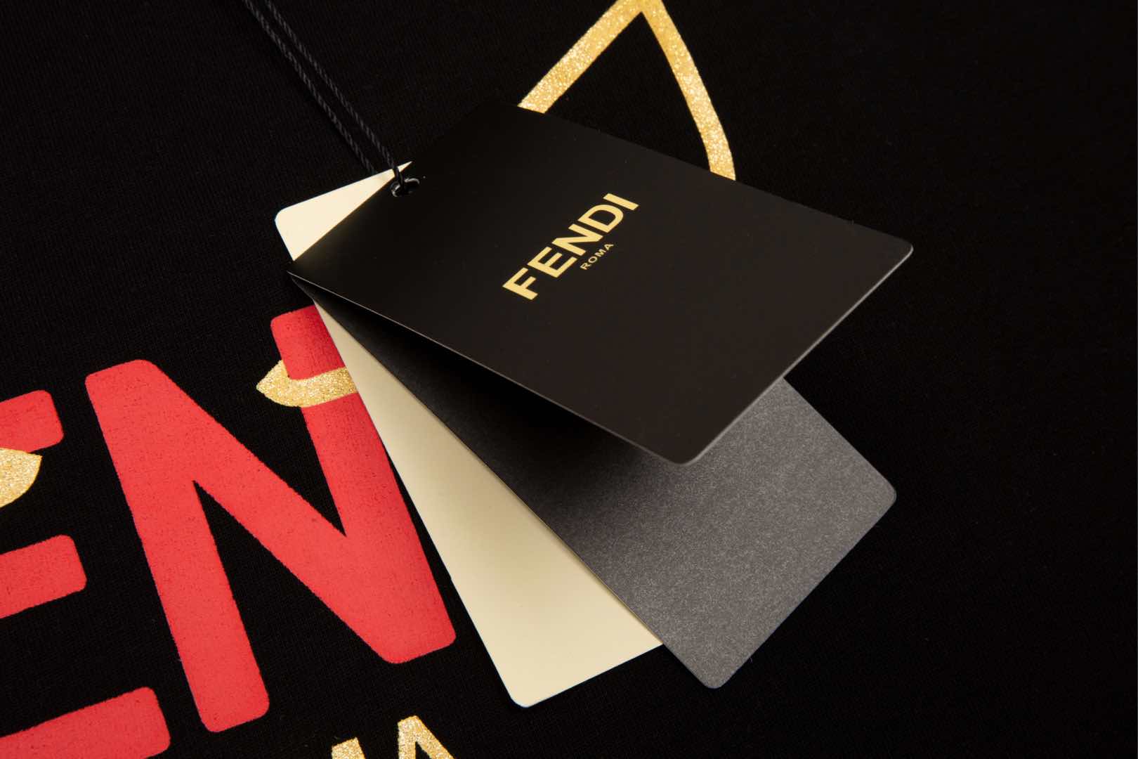 fendi 芬迪 眼睛印花圆领短袖T恤