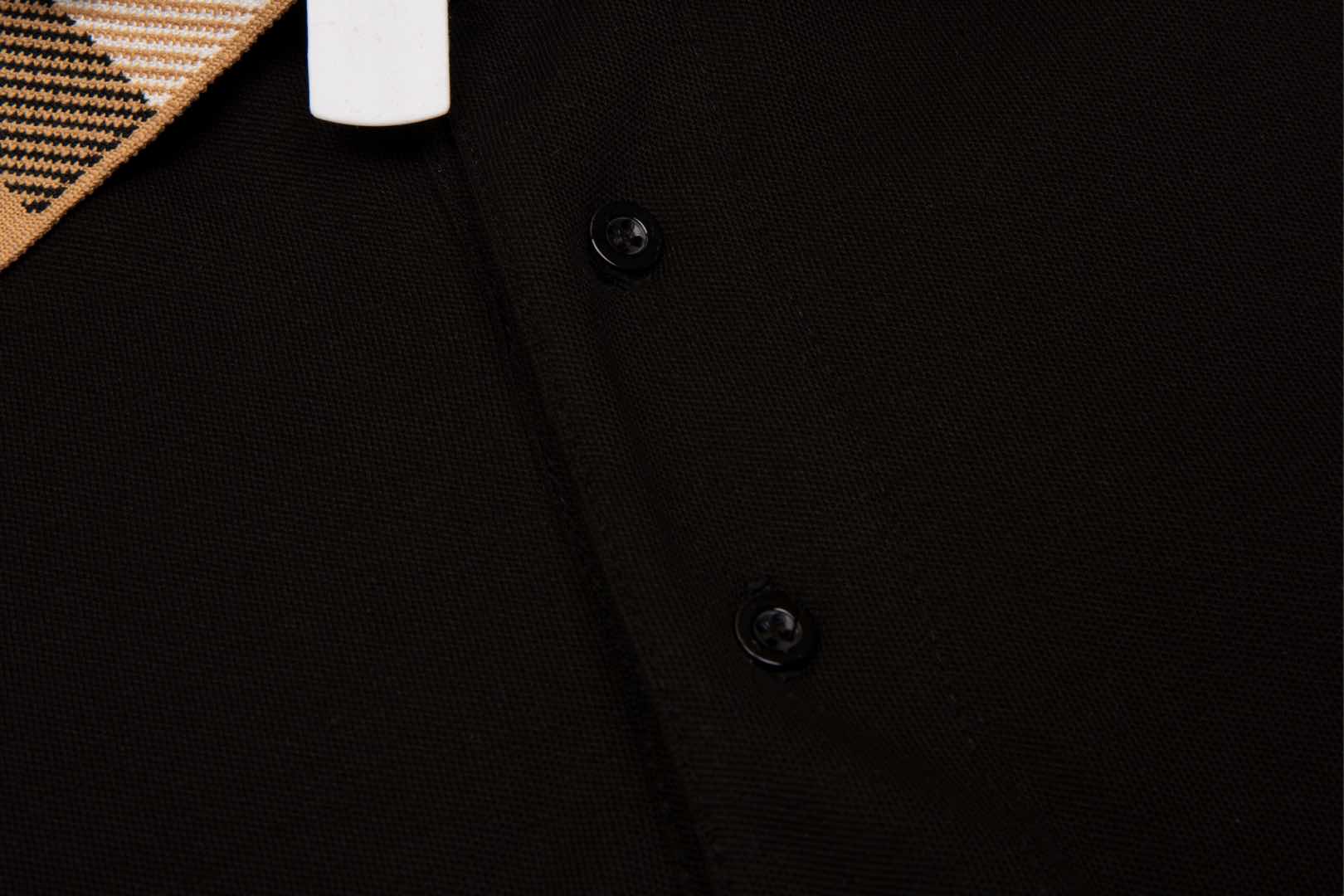 Burberry/巴宝莉 新款 polo衫 渐变格纹螺纹